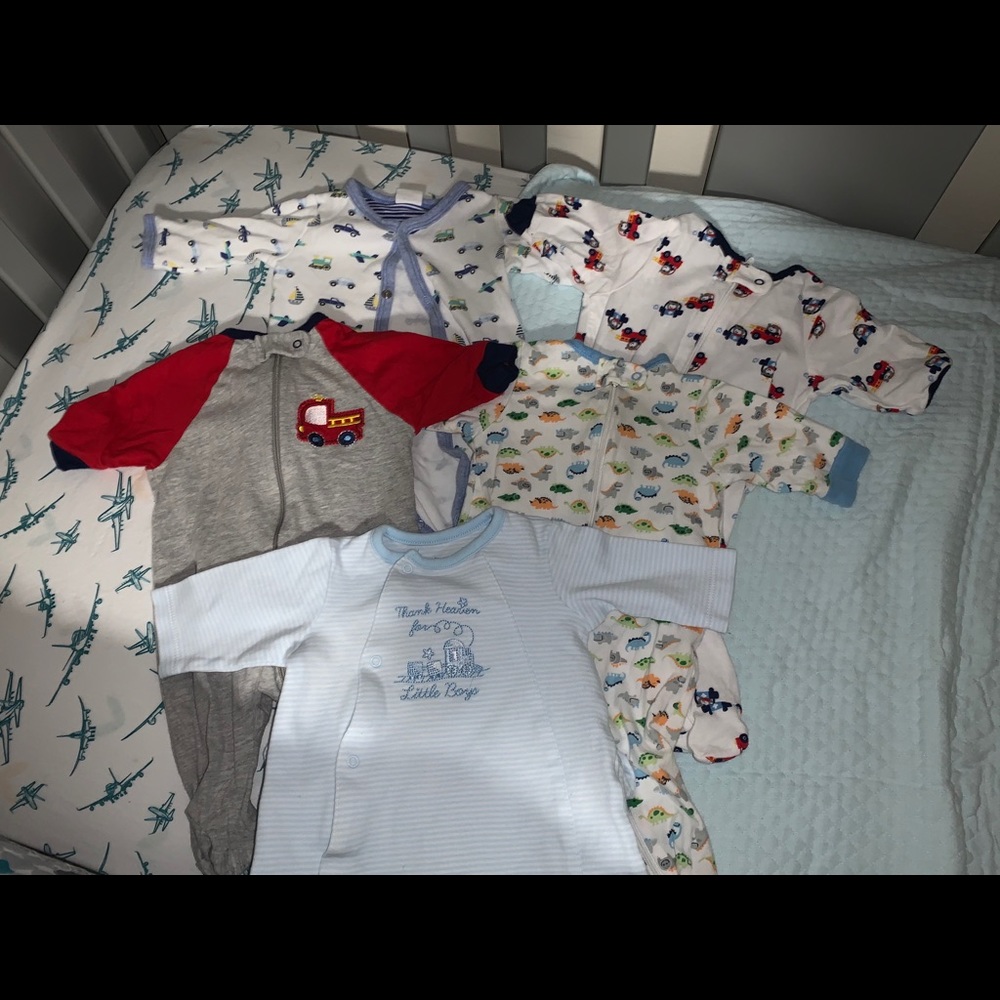 Newborn footie pajamas